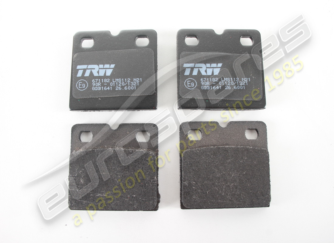 new eurospares carbon ceramic handbrake pads. part number 410798041a (1)