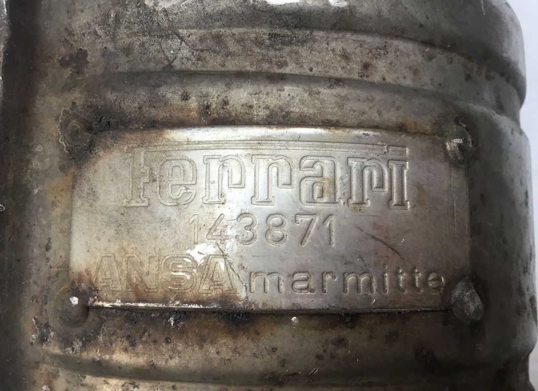 used ferrari exhaust pre silencer straight through. part number 143871 (3)