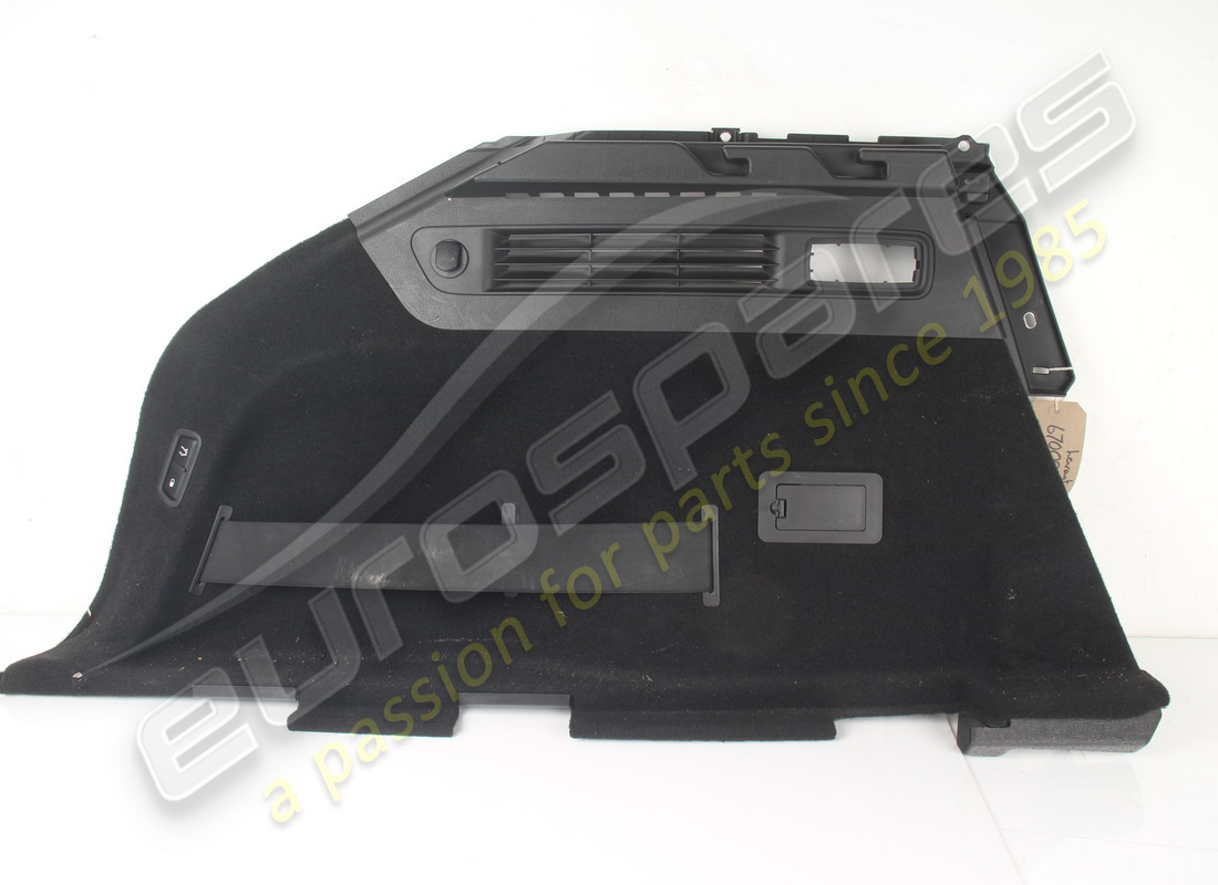 USED Maserati LH SIDE COVER BLACK . PART NUMBER 670098384 (1) USED Maserati LH SIDE COVER BLACK . PART NUMBER 670098384 (1)