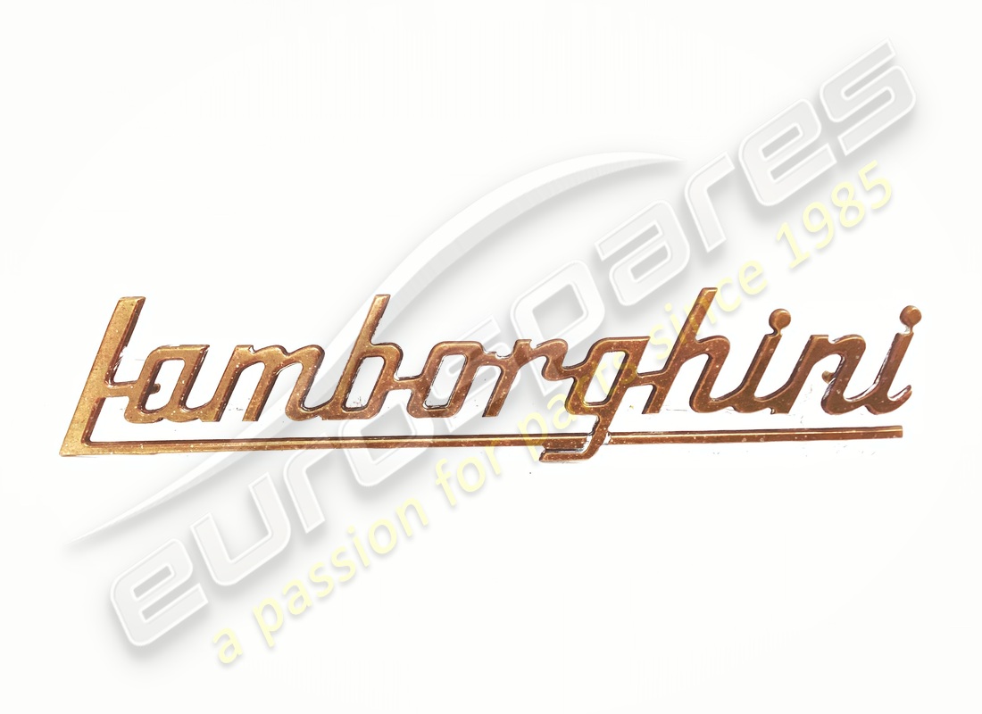 USED Lamborghini LETTERS BADGE (CHROME) . PART NUMBER 006106554 (1)