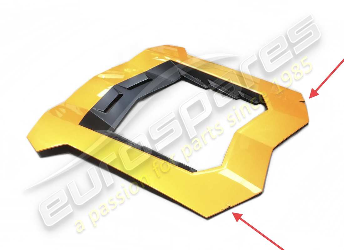 damaged lamborghini trunk lid part number 476827025