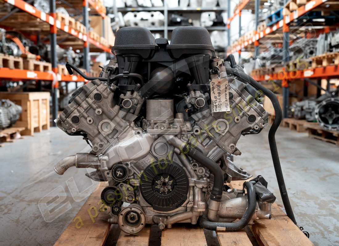 used lamborghini lp560 gallardo engine. part number mr00y9q07l (5)