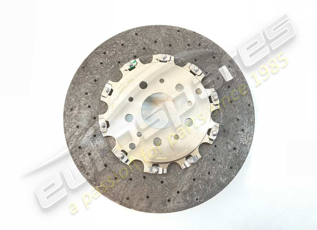 new ferrari rear brake disc, carbon ceramic version. part number 216835 (1)