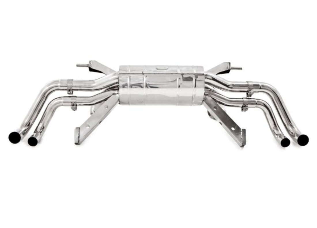 new tubi r8 v10 1^ gen exhaust no valve. part number tsaur8v10000an (1)