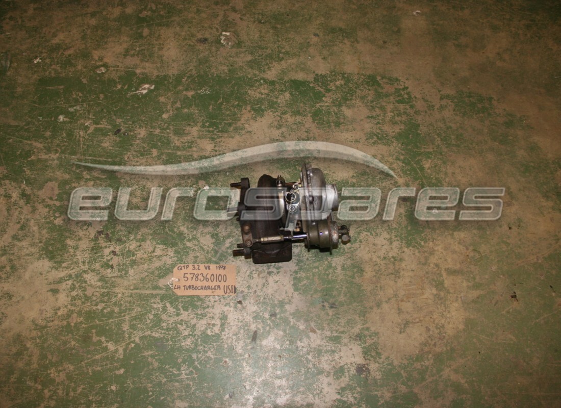 USED Maserati LH TURBOCHARGER . PART NUMBER 578360100 (1)