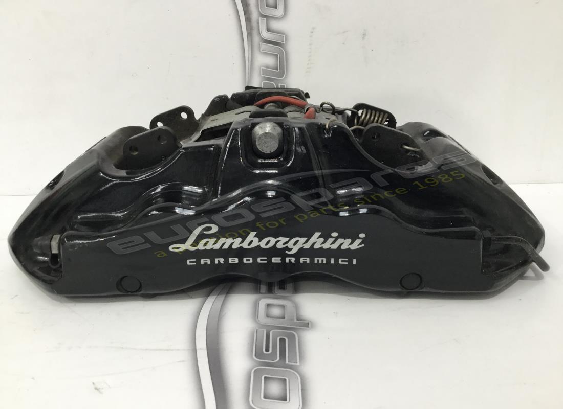 used lamborghini brake caliper ceramic schwarz. part number 4t0615105ca (1)
