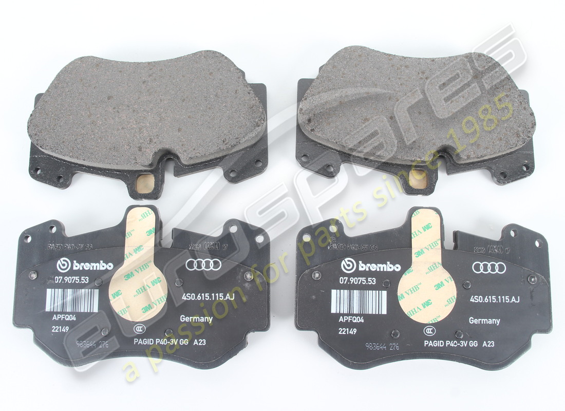 new lamborghini brake pads set. part number 4s0698151aa (1)