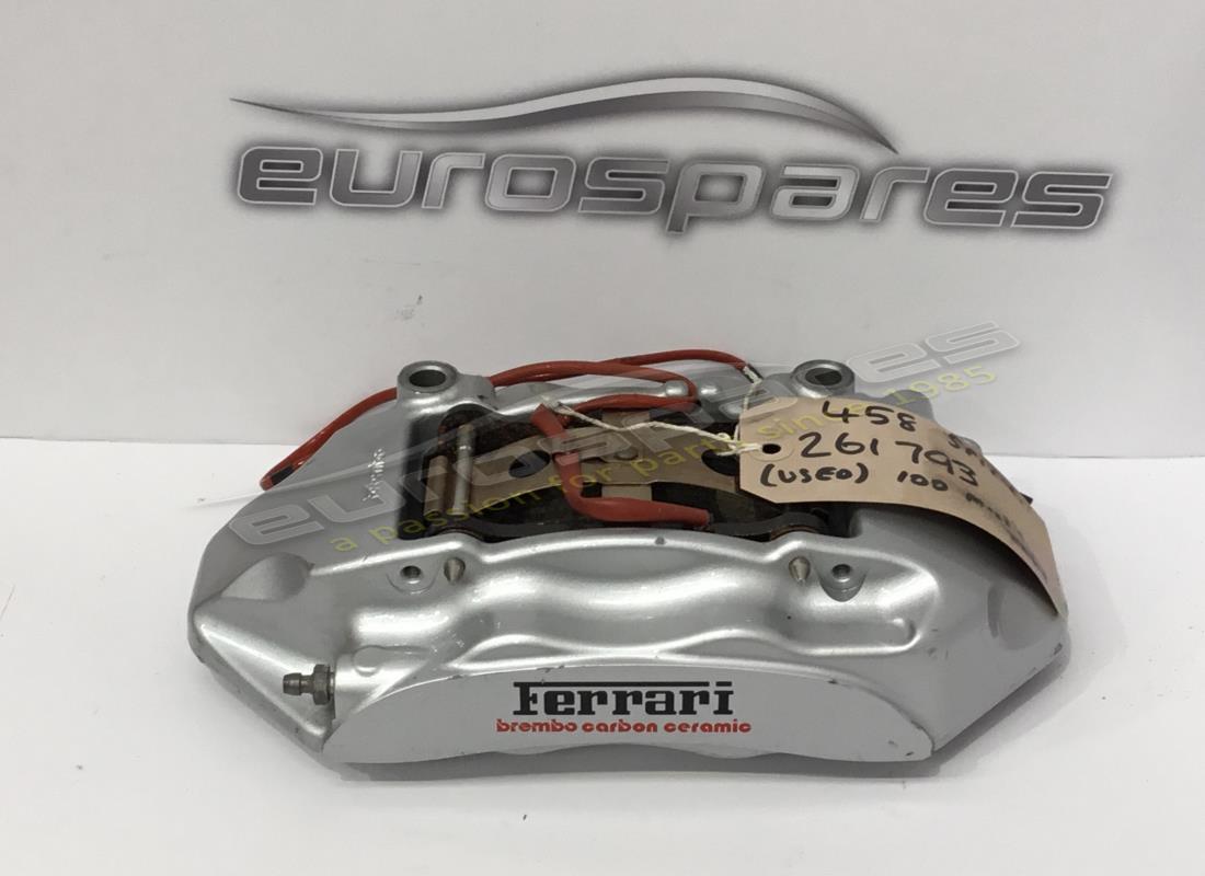 USED Ferrari RH REAR CALIPER WITH PADS-SILVER- . PART NUMBER 261793 (1)