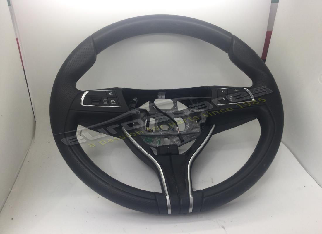 used maserati steering wheel black. part number 670089775 (1)