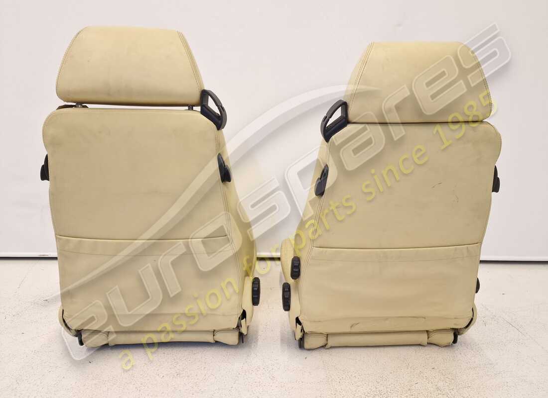 used ferrari pair of cream seats. part number 900114699 (3)