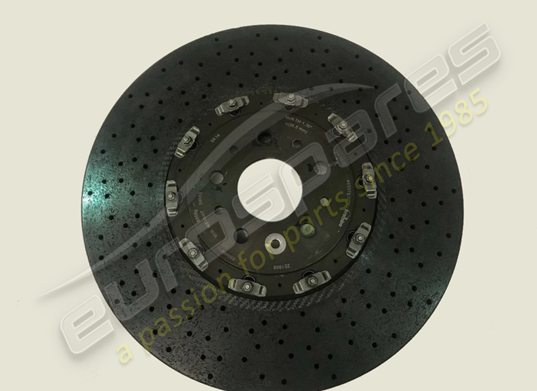 new ferrari front brake disc, 398 x 36 carbon ceramic. part number 251858 (1)