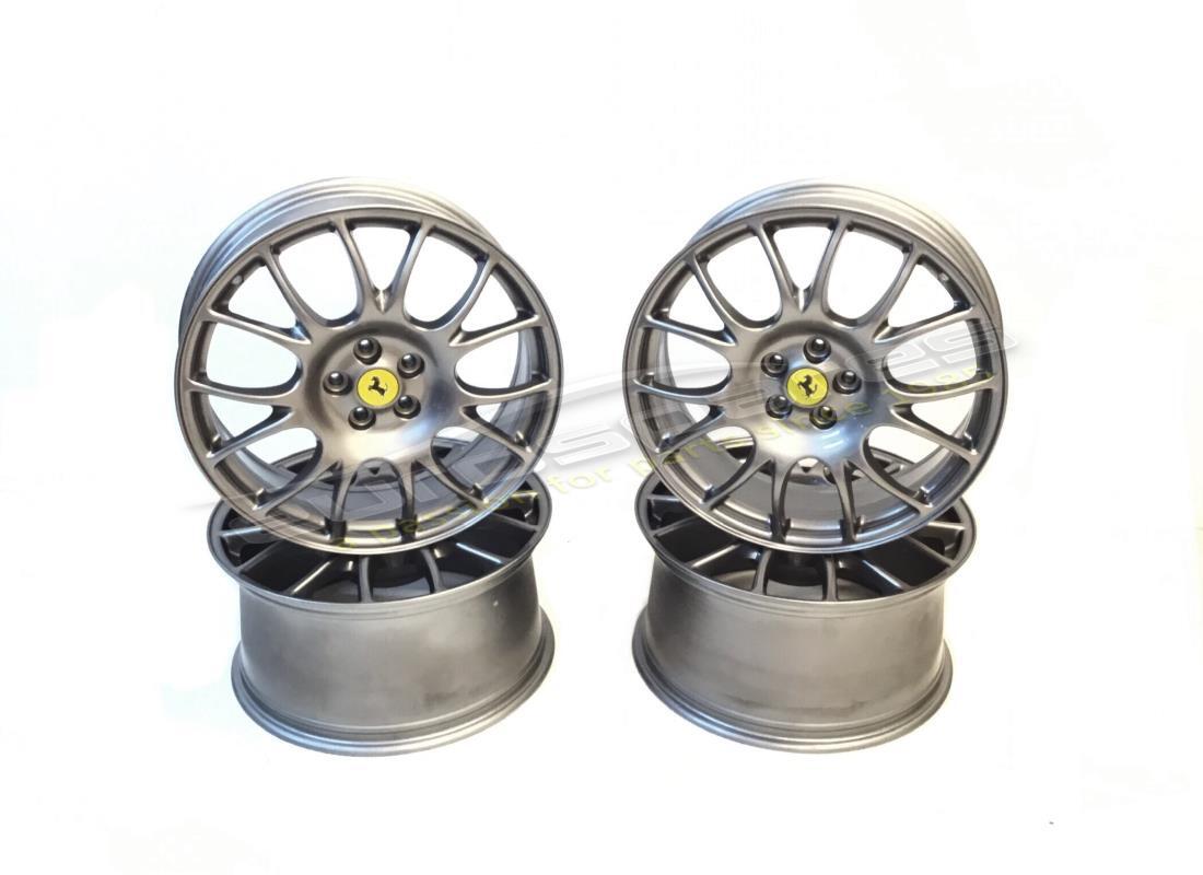 new ferrari challenge style wheels set (without studs) 19 inch. part number 70001162 (1)