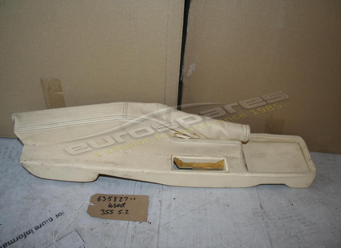 used ferrari covered hand brake console. part number 635827.. (1)