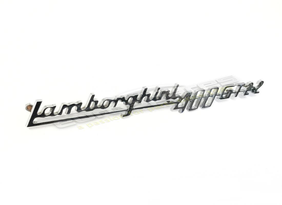new lamborghini lamborghini 400 gt chrome script. part number 006900432 (1)