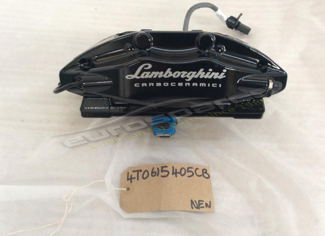 new lamborghini rear caliper in black. part number 4t0615405cb (1)