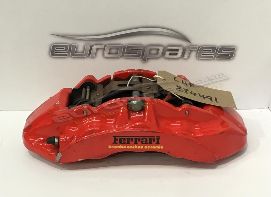 used ferrari lh front caliper unit with pads. part number 234491 (1)