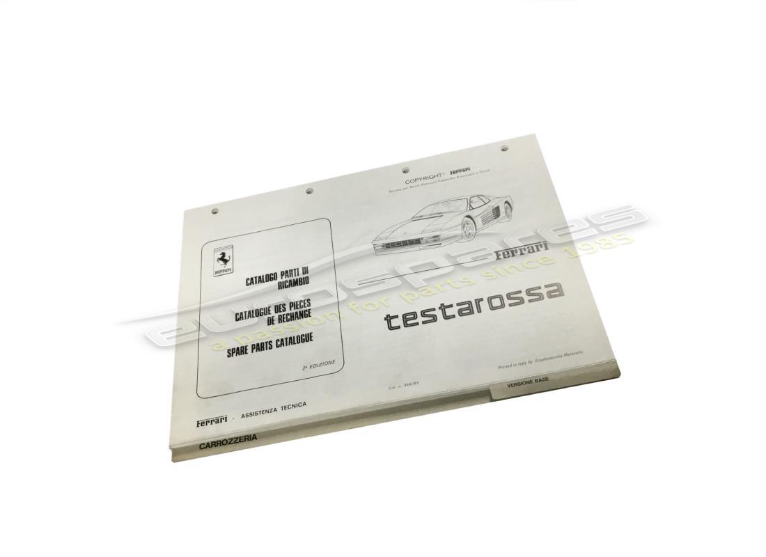 new ferrari parts book testarossa 1985 supplement 2nd edition. part number 95990249 (1)