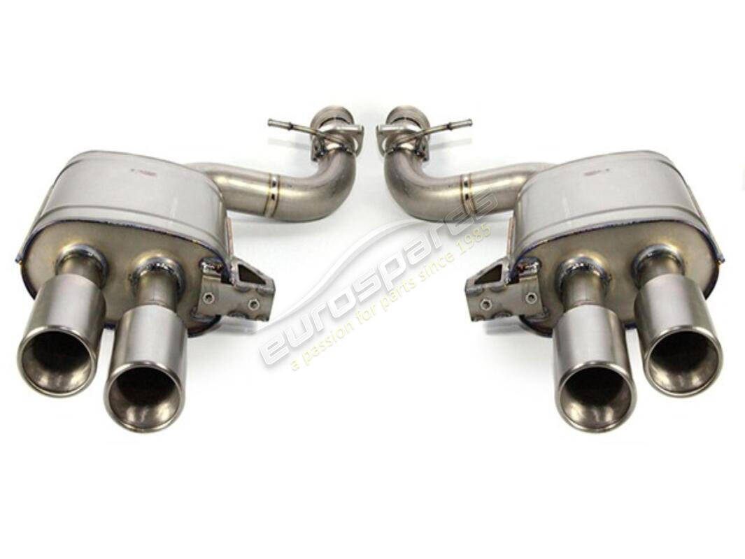 new tubi 599 gtb titanium mufflers kit w/o valve w bordino. part number tsfe599c06003t (1)