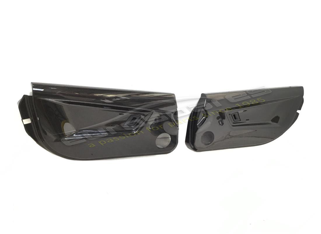 used lamborghini pair of carbon doorcards. part number 404867105pair (1)