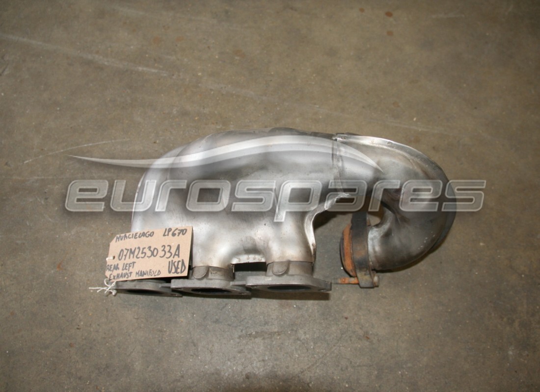 used lamborghini exhaust manifold. part number 07m253033a (1)