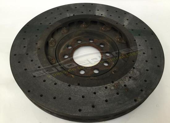 used lamborghini ceramic brake disc (vented) part number 470615302e