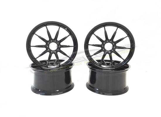 new lamborghini black central lock rims kit for 62x part number 4t0099304a