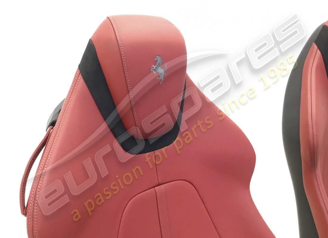 new (other) ferrari roma lhd seats in red. part number eap1226116 (2)