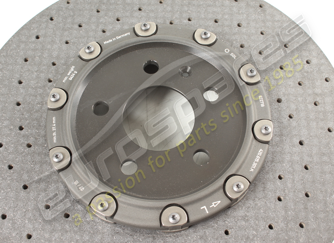 new lamborghini carbon ceramic brake disc (ccp). part number 420615301k (3)