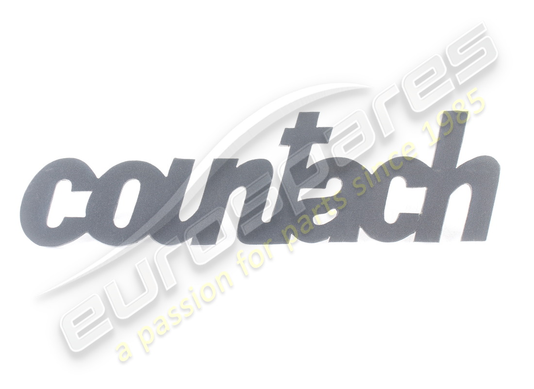 new lamborghini countach black matteplate. part number 006111345 (1)