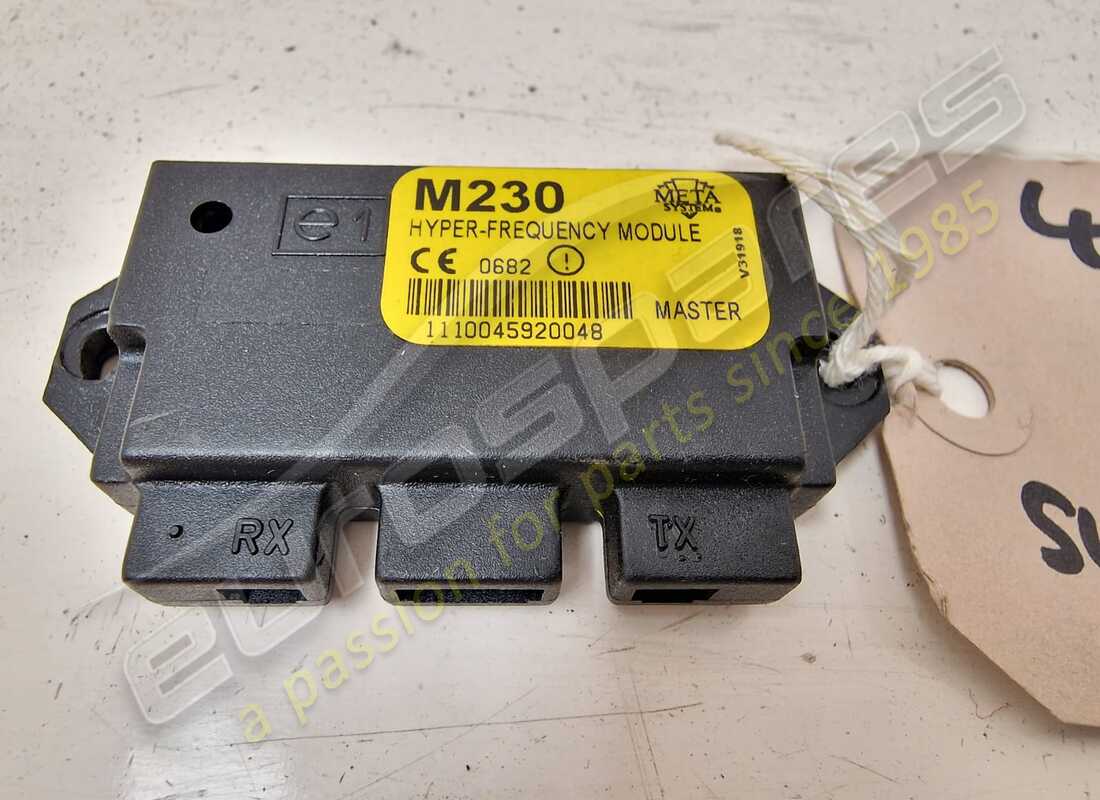 used maserati slave hyperfrequency sensor. part number 186596 (2)