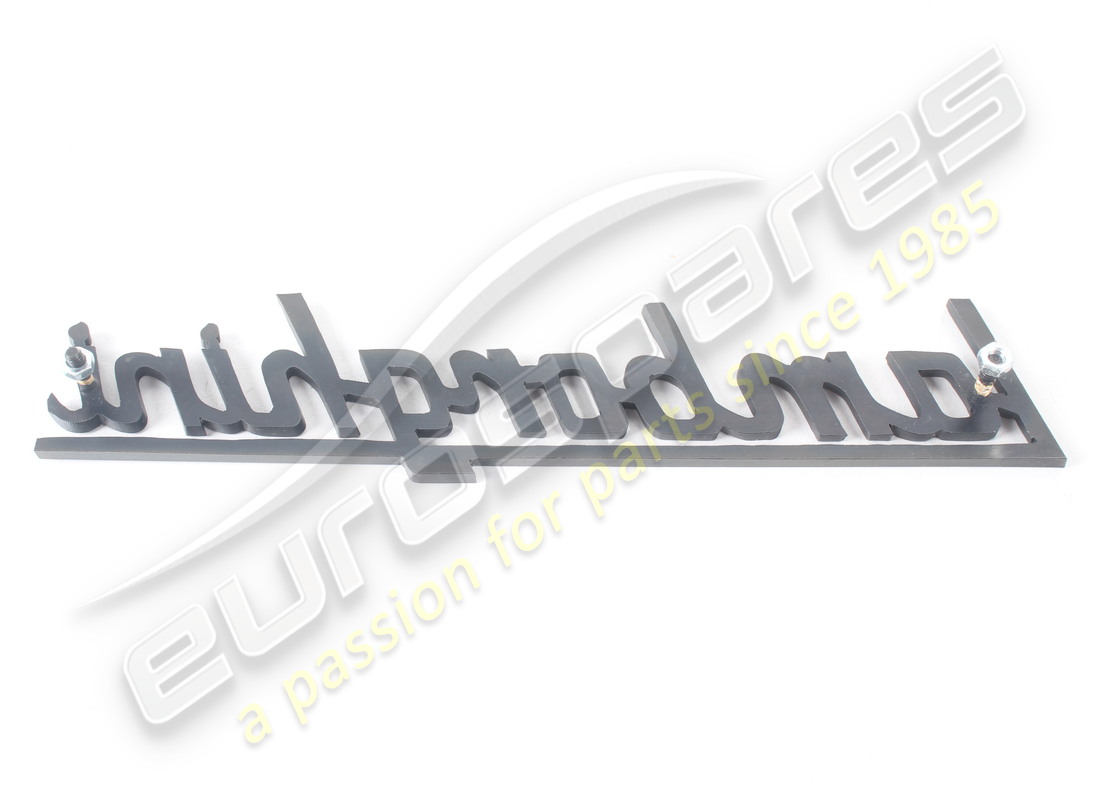 new lamborghini letters badge (black). part number 006106554a (2)