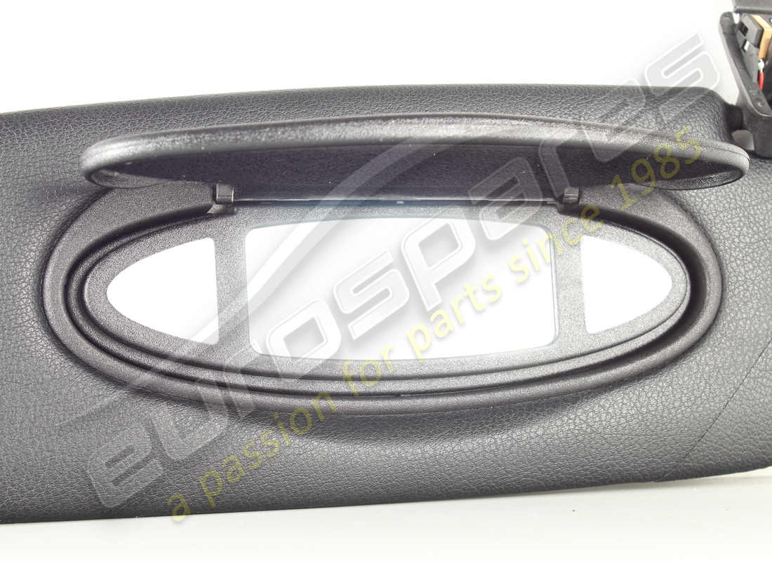 NEW PORSCHE SUN VIZOR WITH MIRROR LEFT BLACK. PART NUMBER 98773103110A12 (4) new porsche sun vizor with mirror left black. part number 98773103110a12 (4)