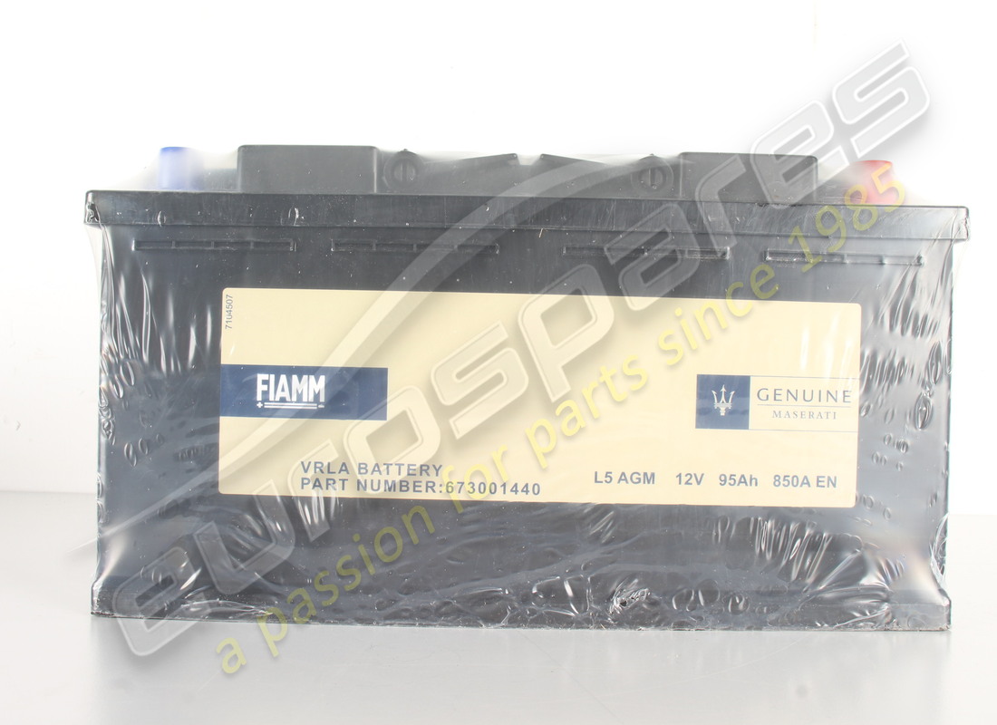 new maserati battery. part number 673001440 (1)