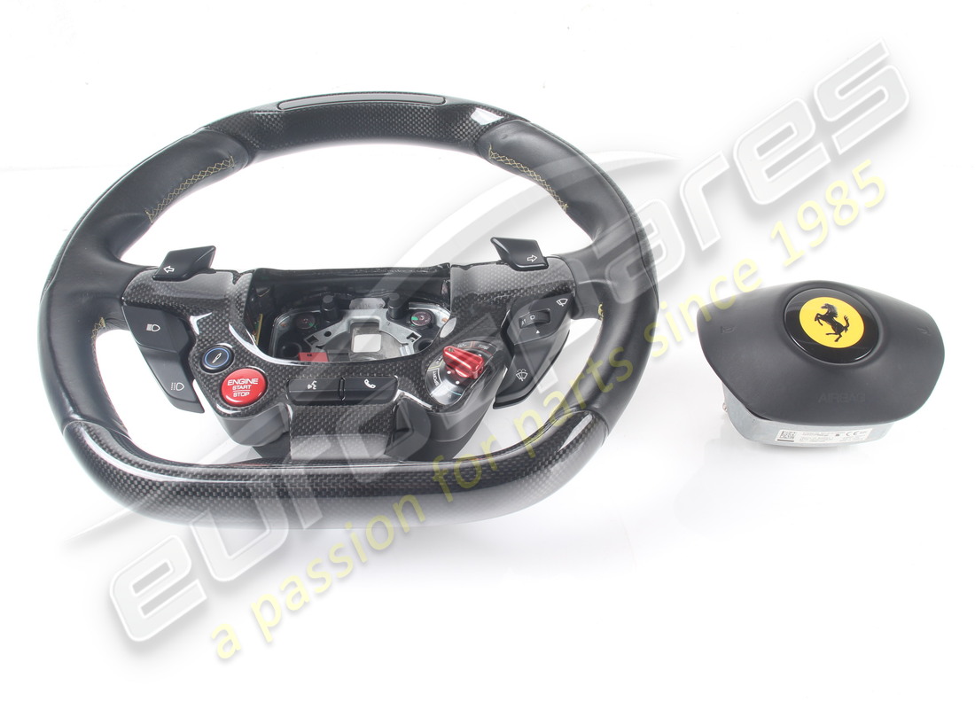 USED FERRARI COMPLETE STEERING WHEEL. PART NUMBER 337540 (12) used ferrari complete steering wheel. part number 337540 (12)