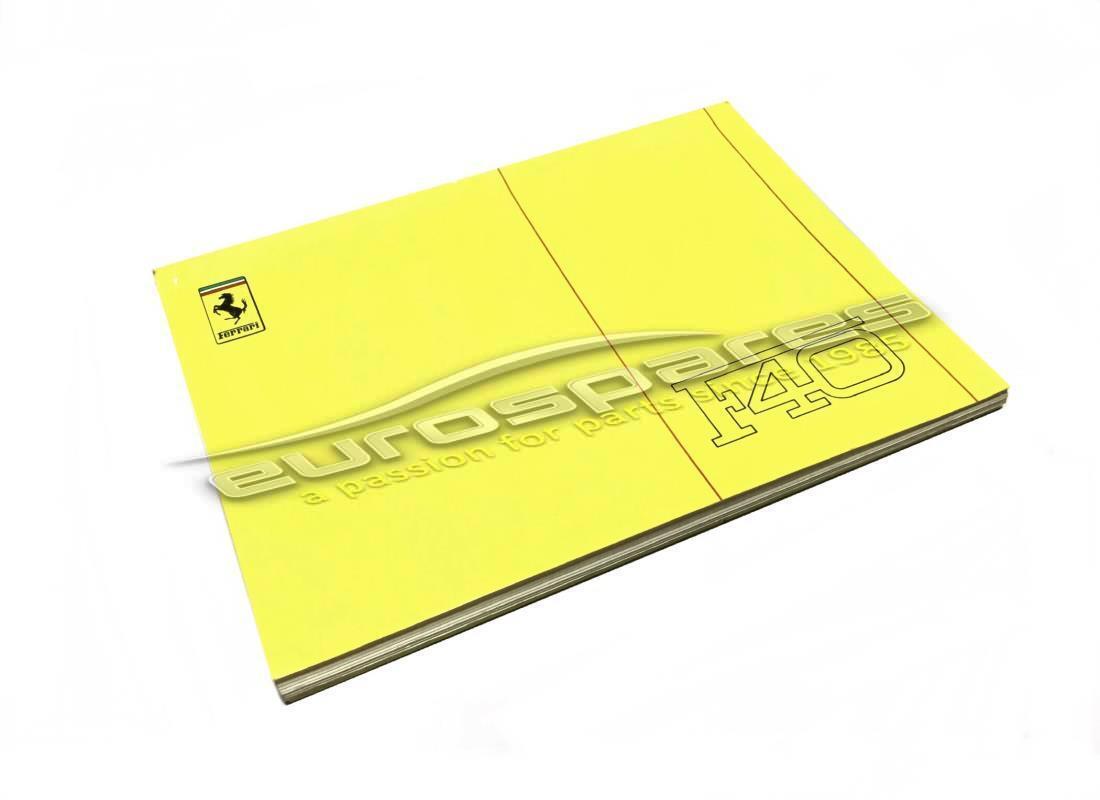 NEW Eurospares F40 OWNERS MANUAL - CATALYST VERSION 1990 . PART NUMBER 95990119 (1)