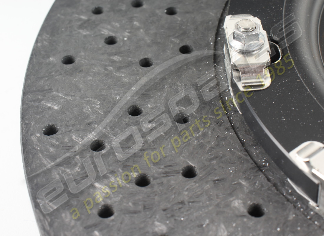 new ferrari rear brake disc, carbon ceramic version. part number 222340 (3)