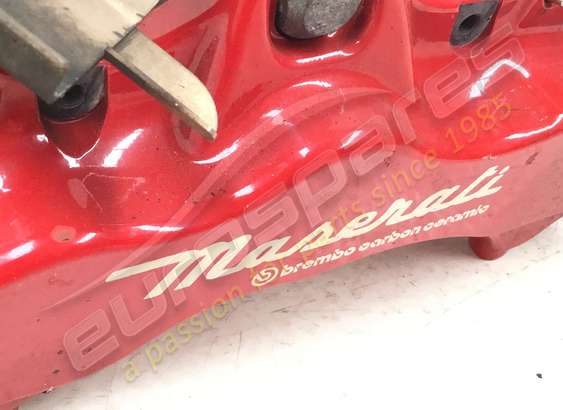 used maserati complete front caliper, lh part number 83121605 (2)