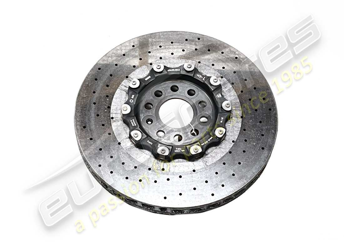 used lamborghini ceramic brake disc (vented). part number 470615301e (1)