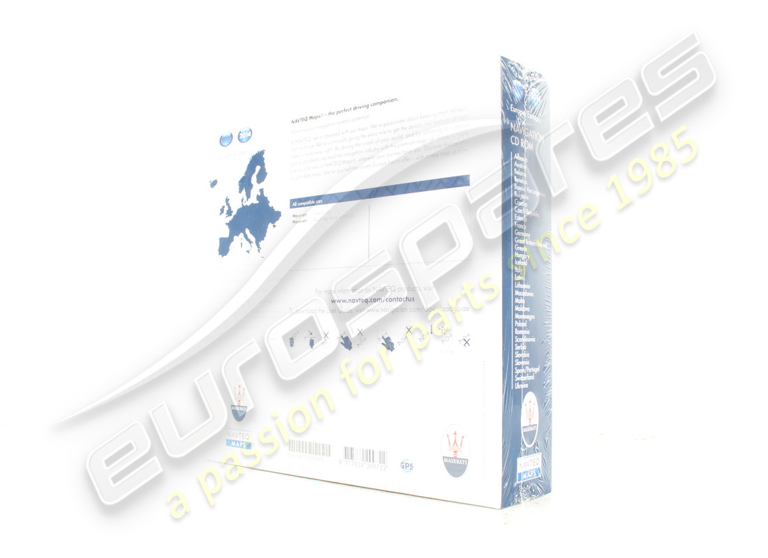 new maserati 2014 navigation map-europe v. part number 940000376 (2)