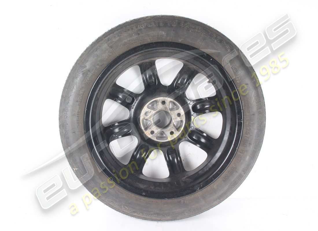 USED MASERATI SPARE WHEEL WITH TYRE. PART NUMBER 377230019 (4) used maserati spare wheel with tyre. part number 377230019 (4)