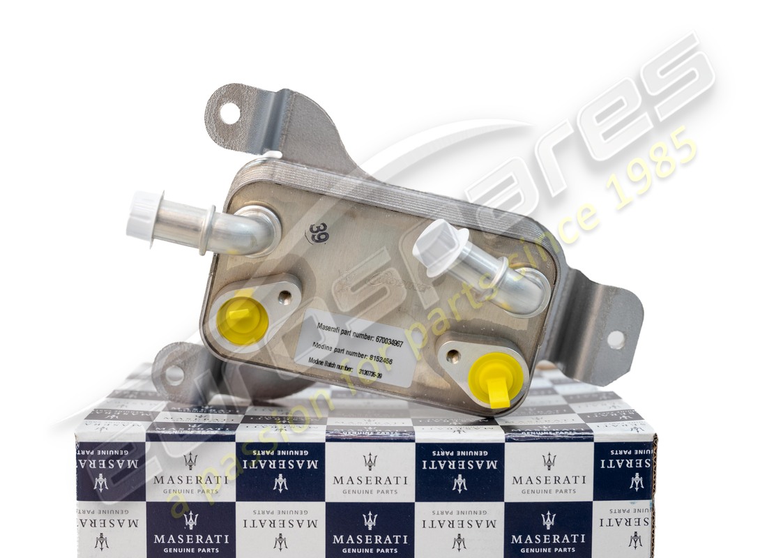 NEW MASERATI GEARBOX OIL EXCHANGER AND PIPES KIT. PART NUMBER 673004769 (2) new maserati gearbox oil exchanger and pipes kit. part number 673004769 (2)