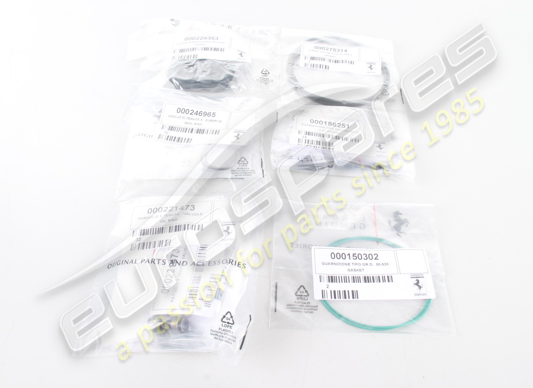 NEW FERRARI PROPELLING UNIT SET OF GASKE. PART NUMBER 266677 (17) new ferrari propelling unit set of gaske. part number 266677 (17)