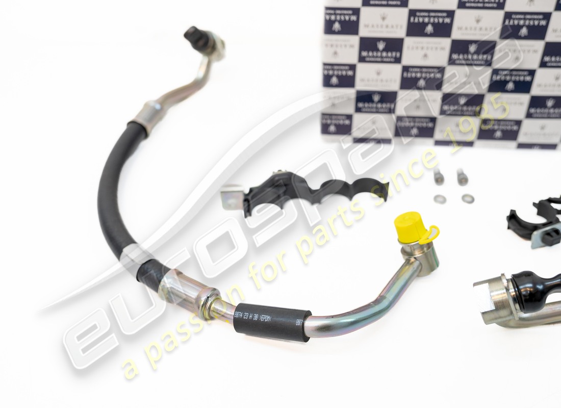 NEW MASERATI GEARBOX OIL EXCHANGER AND PIPES KIT. PART NUMBER 673004769 (3) new maserati gearbox oil exchanger and pipes kit. part number 673004769 (3)