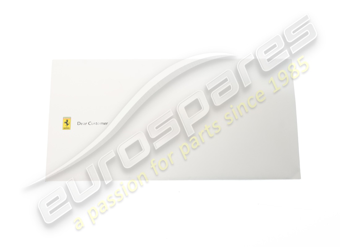 new ferrari odometer side letter. part number 813826 (1)