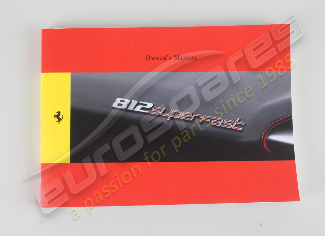 new ferrari owner's manual. part number 843173 (1)
