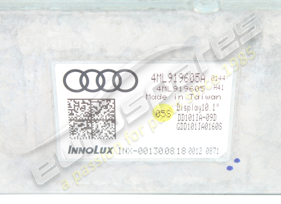 USED LAMBORGHINI VISUAL DISPLAY. PART NUMBER 4ML919605A (3) used lamborghini visual display. part number 4ml919605a (3)