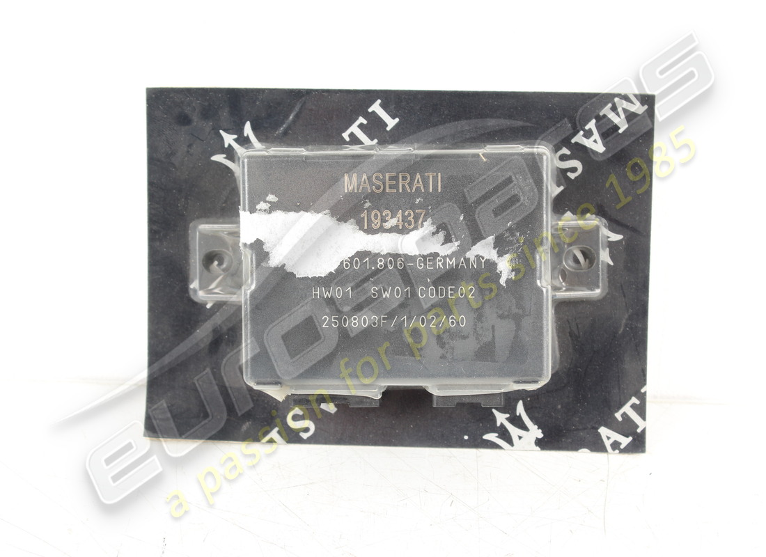 NEW Maserati PARKING SENSOR ECU . PART NUMBER 193437 (1)