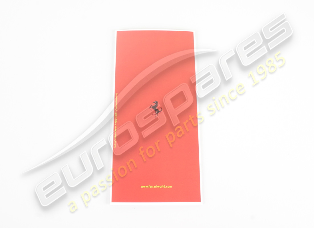 new ferrari quick reference anti-theft. part number 217874 (2)