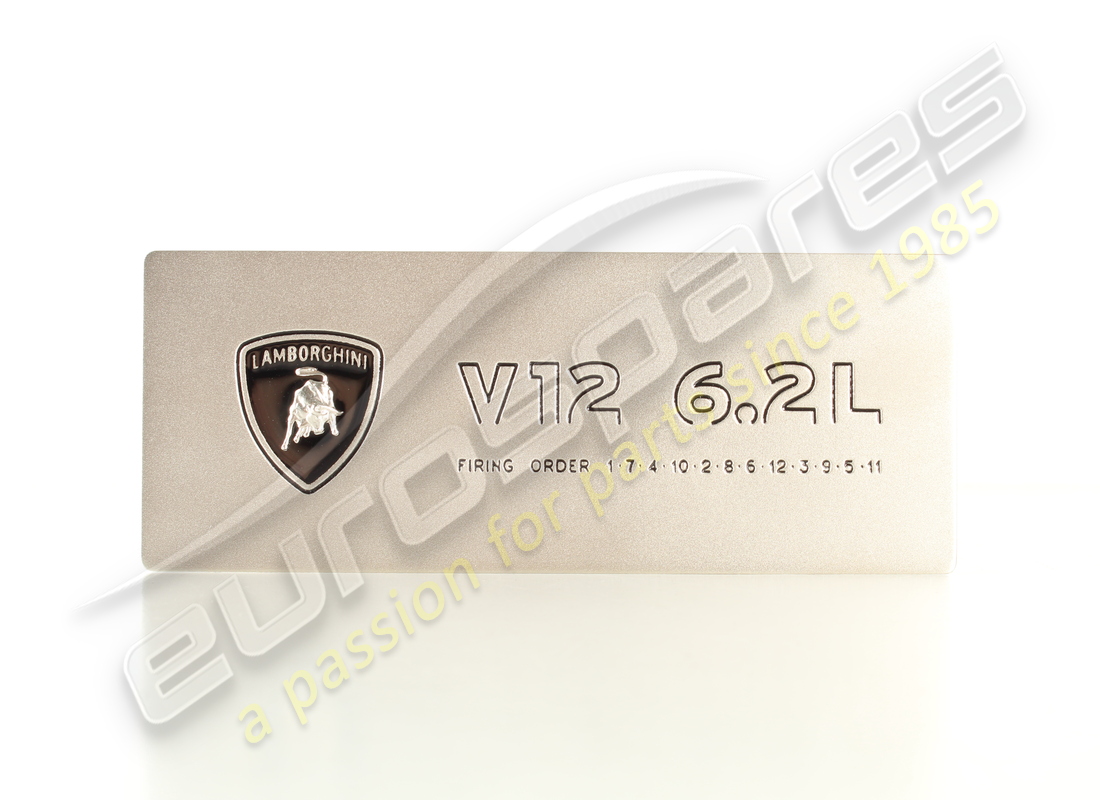 NEW LAMBORGHINI PLATE, FUEL PIPES COVERING. PART NUMBER 07M103115 (1) new lamborghini plate, fuel pipes covering. part number 07m103115 (1)