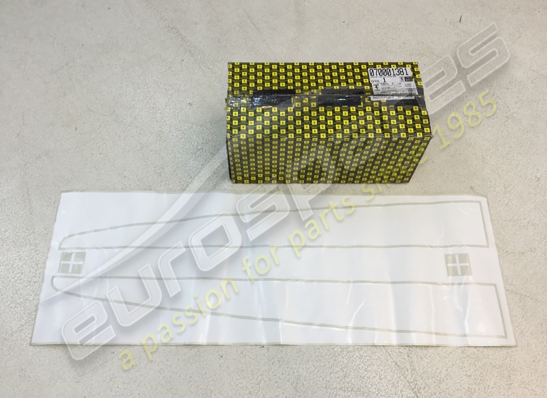 new ferrari black film for hood. part number 70001381 (1)